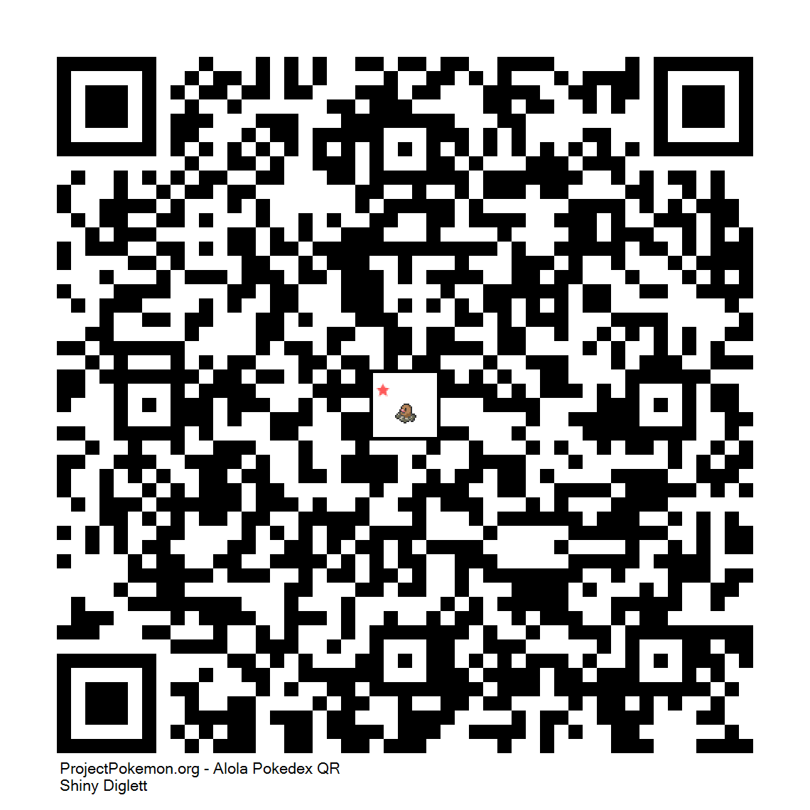 Cdigo QR de Diglett variocolor